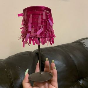 Candle holder lamp decor